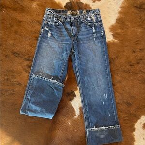 BKE Tyler Blue Distressed Jeans